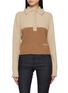 Main View - Click To Enlarge - CHLOÉ - Collared Wool Cashmere Cable Knit Sweater