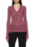 Main View - Click To Enlarge - CHLOÉ - Merino Wool Knit Henley Top