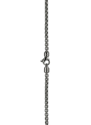 Detail View - Click To Enlarge - JOHN HARDY - Matte Black Rhodium Box Chain Necklace — Size 24
