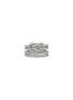 Main View - Click To Enlarge - JOHN HARDY - Love Knot Diamond Sterling Silver Ring — Size 8