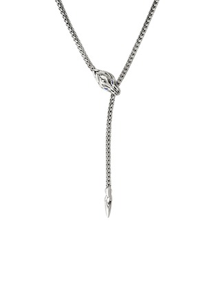 Detail View - Click To Enlarge - JOHN HARDY - Legends Naga Sterling Silver Sapphire Necklace — Size 23