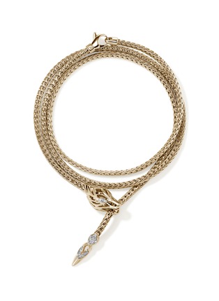 Detail View - Click To Enlarge - JOHN HARDY - Legends Naga 14K Gold Diamond Bracelet — Size US