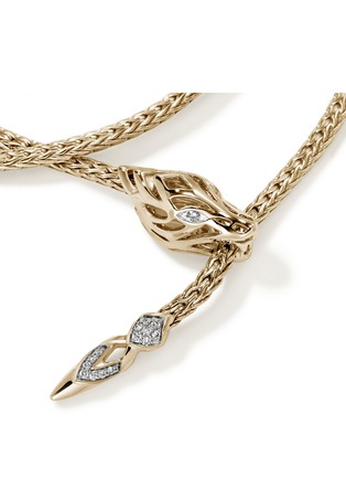  - JOHN HARDY - Legends Naga 14K Gold Diamond Bracelet — Size US