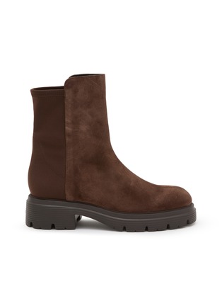 Main View - Click To Enlarge - STUART WEITZMAN - Hudson Lite Suede Ankle Boots