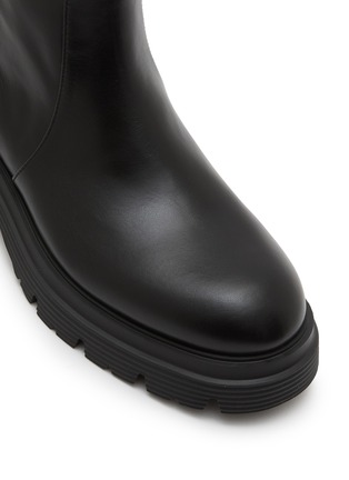 Detail View - Click To Enlarge - STUART WEITZMAN - Hudson Lite Leather Ankle Boots