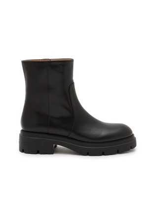 Main View - Click To Enlarge - STUART WEITZMAN - Hudson Lite Leather Ankle Boots