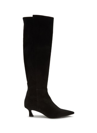 Main View - Click To Enlarge - STUART WEITZMAN - Vinnie 50 Suede Knee High Boots