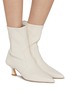 Figure View - Click To Enlarge - STUART WEITZMAN - Vinnie 50 Leather Ankle Boots
