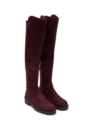 Detail View - Click To Enlarge - STUART WEITZMAN - Celia 50 Suede Tall Boots