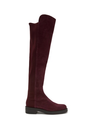 Main View - Click To Enlarge - STUART WEITZMAN - Celia 50 Suede Tall Boots