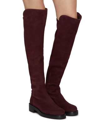 Figure View - Click To Enlarge - STUART WEITZMAN - Celia 50 Suede Tall Boots