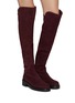 Figure View - Click To Enlarge - STUART WEITZMAN - Celia 50 Suede Tall Boots