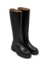 Detail View - Click To Enlarge - STUART WEITZMAN - Hudson Lite Leather Tall Boots
