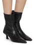Figure View - Click To Enlarge - STUART WEITZMAN - Vinnie 50 Leather Ankle Boots