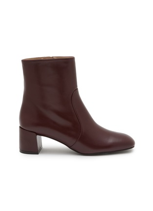 Main View - Click To Enlarge - STUART WEITZMAN - Maeve 50 Leather Ankle Boots