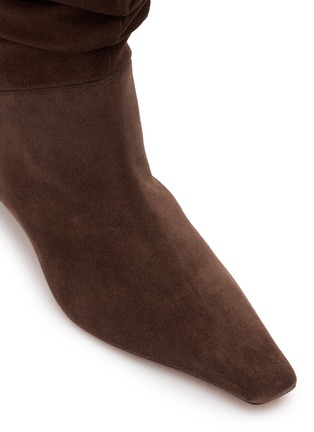 Detail View - Click To Enlarge - AMINA MUADDI - Jamie 25 Suede Ankle Boots