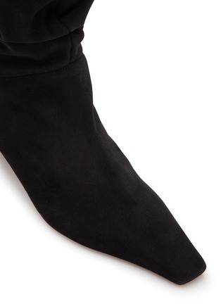 Detail View - Click To Enlarge - AMINA MUADDI - Jamie 25 Suede Ankle Boots