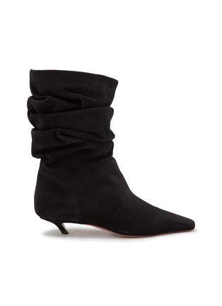 Main View - Click To Enlarge - AMINA MUADDI - Jamie 25 Suede Ankle Boots