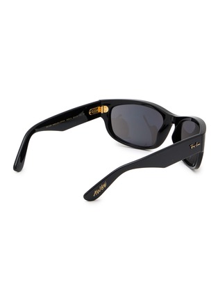 Figure View - Click To Enlarge - RAY-BAN - Black Out Acetate Pillow Sunglasses