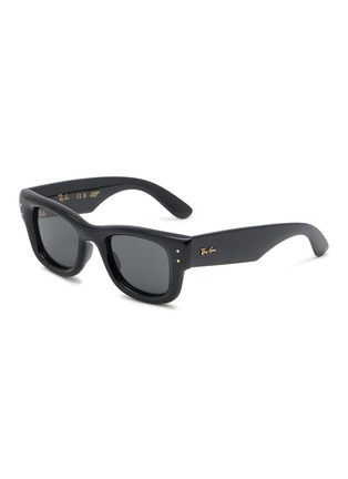 Main View - Click To Enlarge - RAY-BAN - x A$AP Rocky Wayfarer Puffer Nylon Rectangle Sunglasses