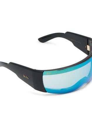Detail View - Click To Enlarge - RAY-BAN - x A$AP Rocky Ultra Wrap 002 Nylon Mask Sunglasses