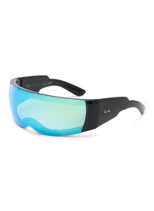 Main View - Click To Enlarge - RAY-BAN - x A$AP Rocky Ultra Wrap 002 Nylon Mask Sunglasses