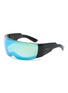 Main View - Click To Enlarge - RAY-BAN - x A$AP Rocky Ultra Wrap 002 Nylon Mask Sunglasses