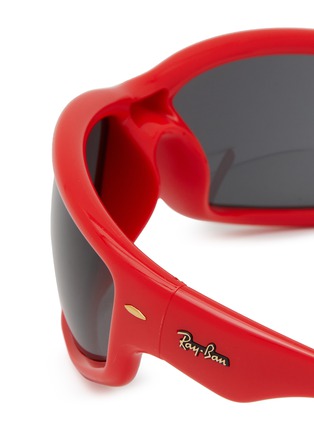 Detail View - Click To Enlarge - RAY-BAN - x A$AP Rocky Ultra Wrap 003 Wrap Sunglasses