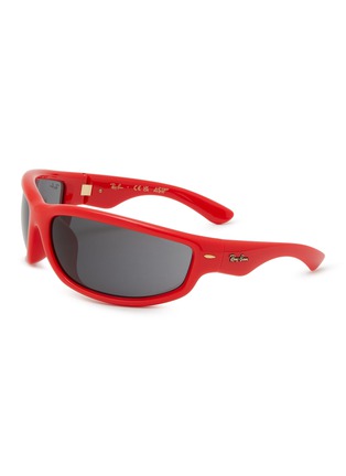 Main View - Click To Enlarge - RAY-BAN - x A$AP Rocky Ultra Wrap 003 Wrap Sunglasses