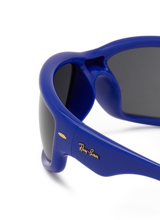 Detail View - Click To Enlarge - RAY-BAN - x A$AP Rocky Ultra Wrap 003 Wrap Sunglasses