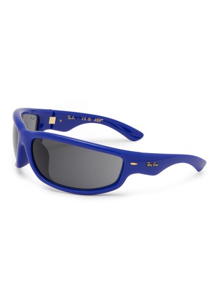 Main View - Click To Enlarge - RAY-BAN - x A$AP Rocky Ultra Wrap 003 Wrap Sunglasses