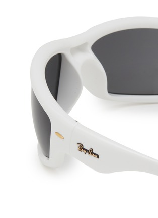 Detail View - Click To Enlarge - RAY-BAN - x A$AP Rocky Ultra Wrap 003 Wrap Sunglasses