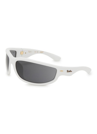 Main View - Click To Enlarge - RAY-BAN - x A$AP Rocky Ultra Wrap 003 Wrap Sunglasses
