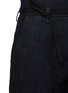  - BARENA - Tie Waist Carrot Leg Dark Wash Jeans