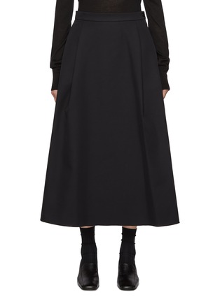Main View - Click To Enlarge - BARENA - Flared Structured Midi Skirt