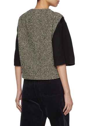 Back View - Click To Enlarge - BARENA - Boxy Tailored Wool Gilet
