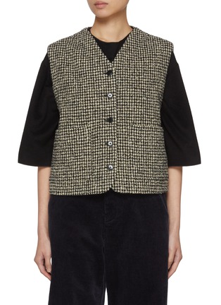 Main View - Click To Enlarge - BARENA - Boxy Tailored Wool Gilet