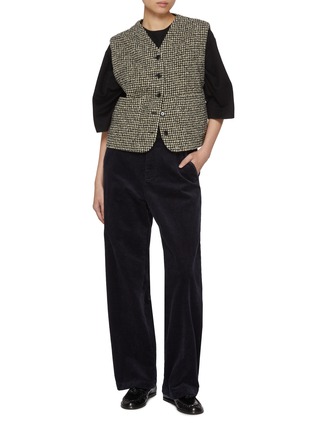 Figure View - Click To Enlarge - BARENA - Boxy Tailored Wool Gilet