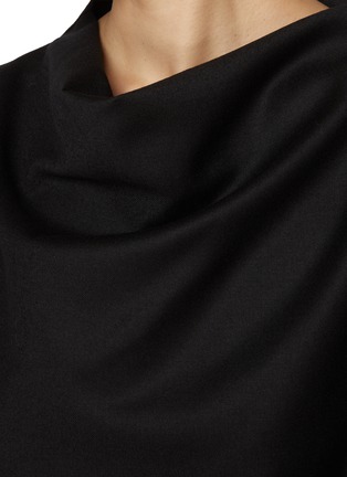  - BARENA - Mock Neck Cap Sleeve Top