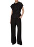 Figure View - Click To Enlarge - BARENA - Mock Neck Cap Sleeve Top