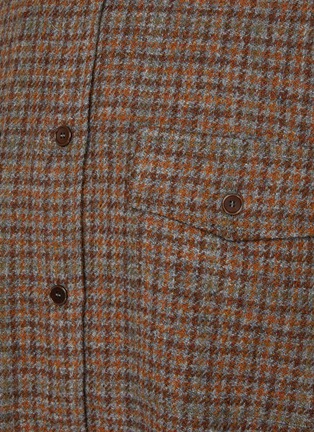  - BARENA - Plaid Check Wool Overshirt