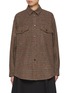 Main View - Click To Enlarge - BARENA - Plaid Check Wool Overshirt