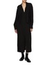 Figure View - Click To Enlarge - BARENA - Open Front Midi Dress