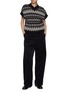 Figure View - Click To Enlarge - BARENA - Fair Isle Knit Vest