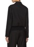 Back View - Click To Enlarge - BARENA - Tailored Combo Wool Jacket