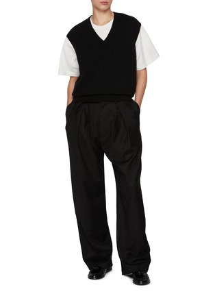 Figure View - Click To Enlarge - BARENA - Tie Waist Slouchy Pants