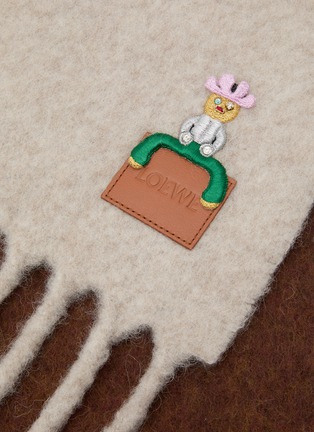 Detail View - Click To Enlarge - LOEWE - Acrobat Embroidered Scarf