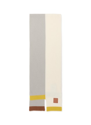 Main View - Click To Enlarge - LOEWE - Asymmetric Wool Knit Scarf