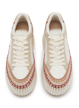 Detail View - Click To Enlarge - CHLOÉ - Nama Leather Women's Platform Sneakers