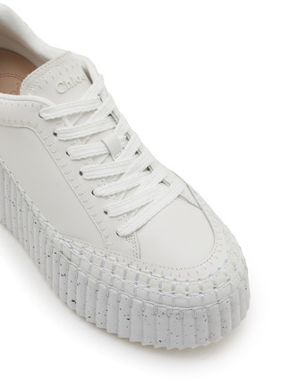 Detail View - Click To Enlarge - CHLOÉ - Nama Leather Women's Platform Sneakers